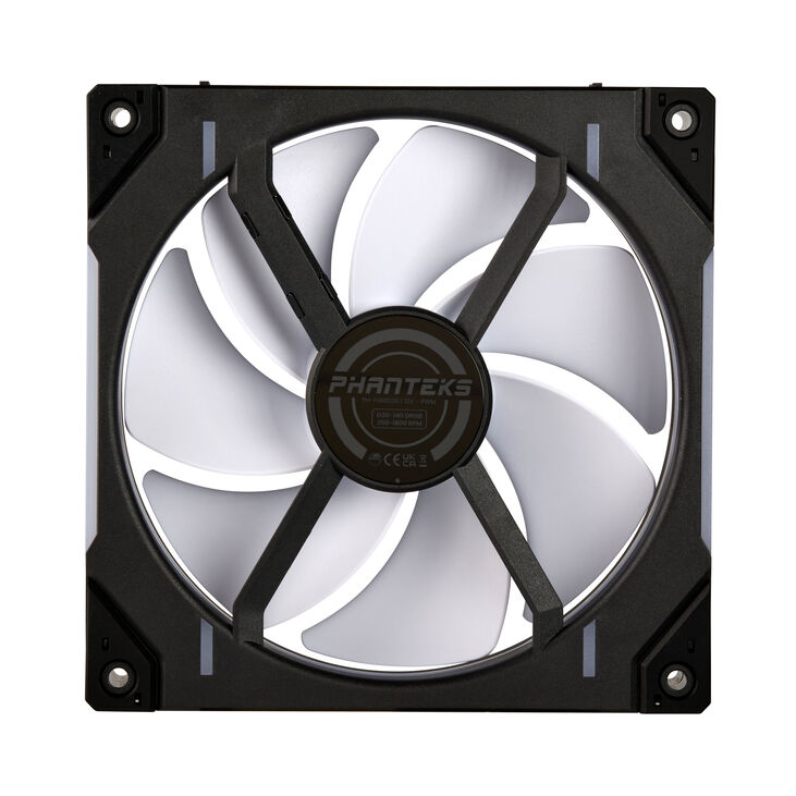 Ventilador Phanteks D30 PWM reverse Airflow D-RGB Negro Pack 3 - 140mm image number 3