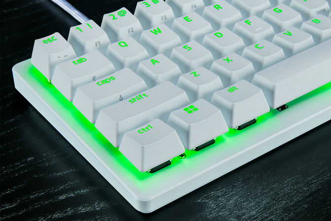 Teclado Razer Huntsman V3 Pro TKL RGB Analog Optical Switch Blanco (US) image number 5