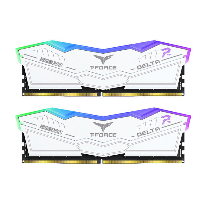 Team Group Kit 48GB (2 x 24GB) DDR5 7600MHz Delta RGB Blanco CL36 image number 0