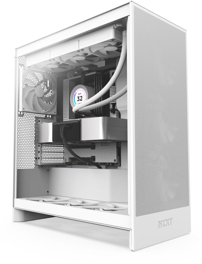 Torre ATX NZXT H7 Flow Blanca Vidro Temperado image number 0