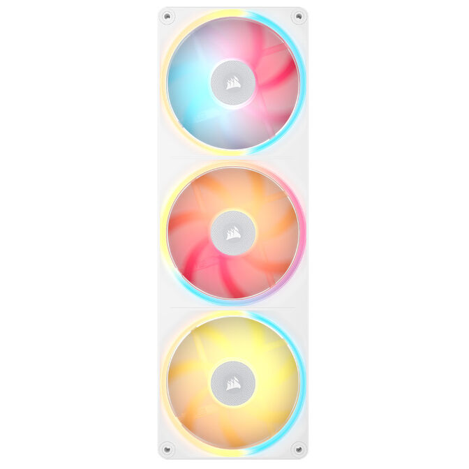 Ventilador Corsair iCUE Link LX360-R RGB PWM Branca 120mm (Pack 3) image number 1