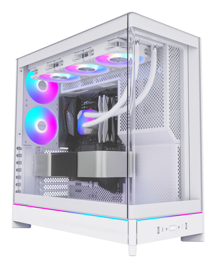 Caja ATX Montech HS02 Pro Blanco image number 2