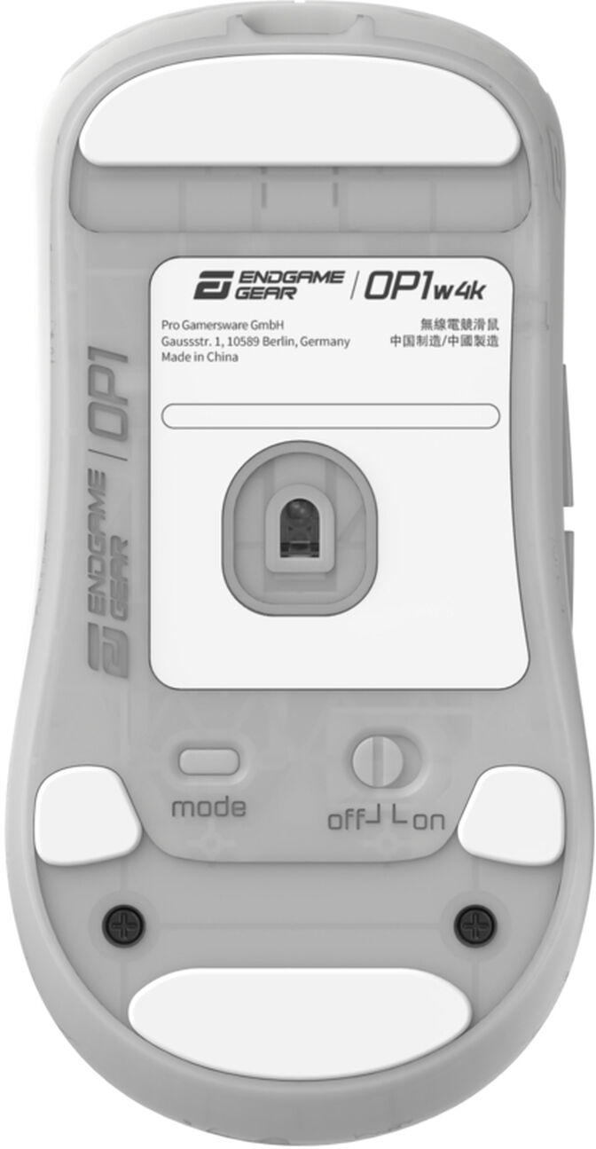 Rat&oacute;n Gaming Endgame Gear OP1w 4k Wireless - White Frost image number 6