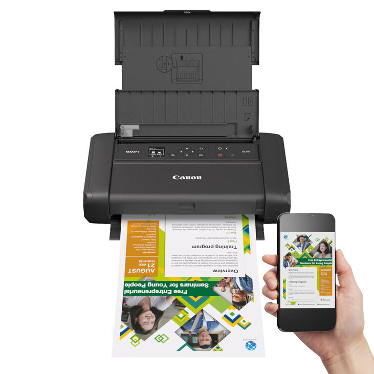 Impresora Canon MAXIFY BX110 Portátil con Batería image number 12