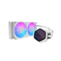 Refrigeraci&oacute;n L&iacute;quida CPU Cooler Master MasterLiquid ATMOS II Pixel Led ARGB 240mm Blanco