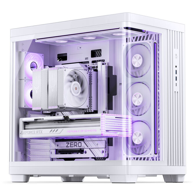 Caja ATX Jonsbo TK-4 Vidrio Tempelado Blanco image number 5