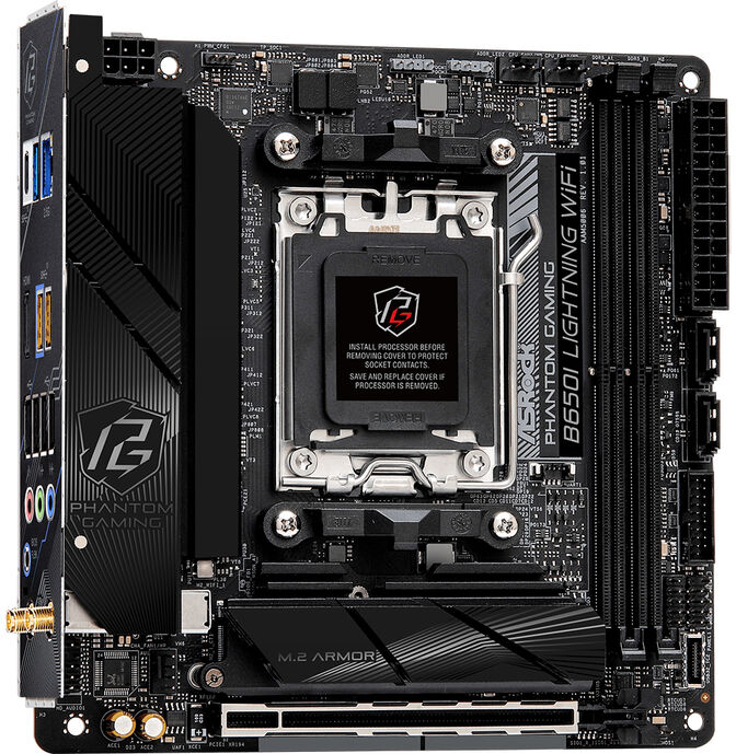 Placa Base ASRock B650I Lightning WiFi image number 4