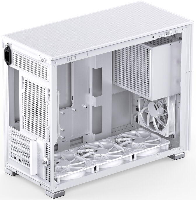 Caja Micro-ATX Jonsbo D31 MESH Vidrio Templado Blanco image number 3