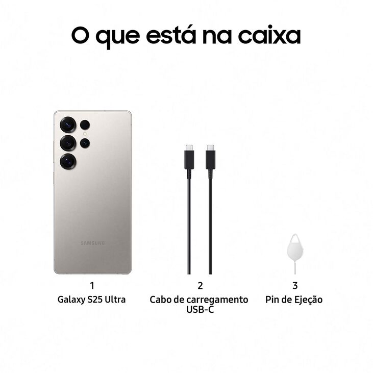 Smartphone Samsung Galaxy S25 Ultra  6.9" (12 / 1TB) 120Hz Gris Titânio image number 7