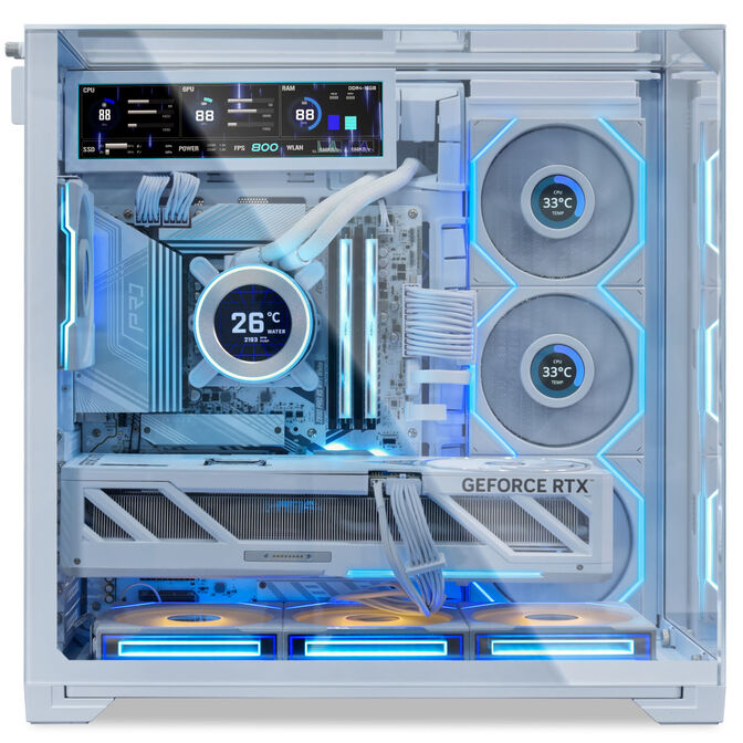 Pantalla Portable Lian Li 8.8" Blanco image number 8