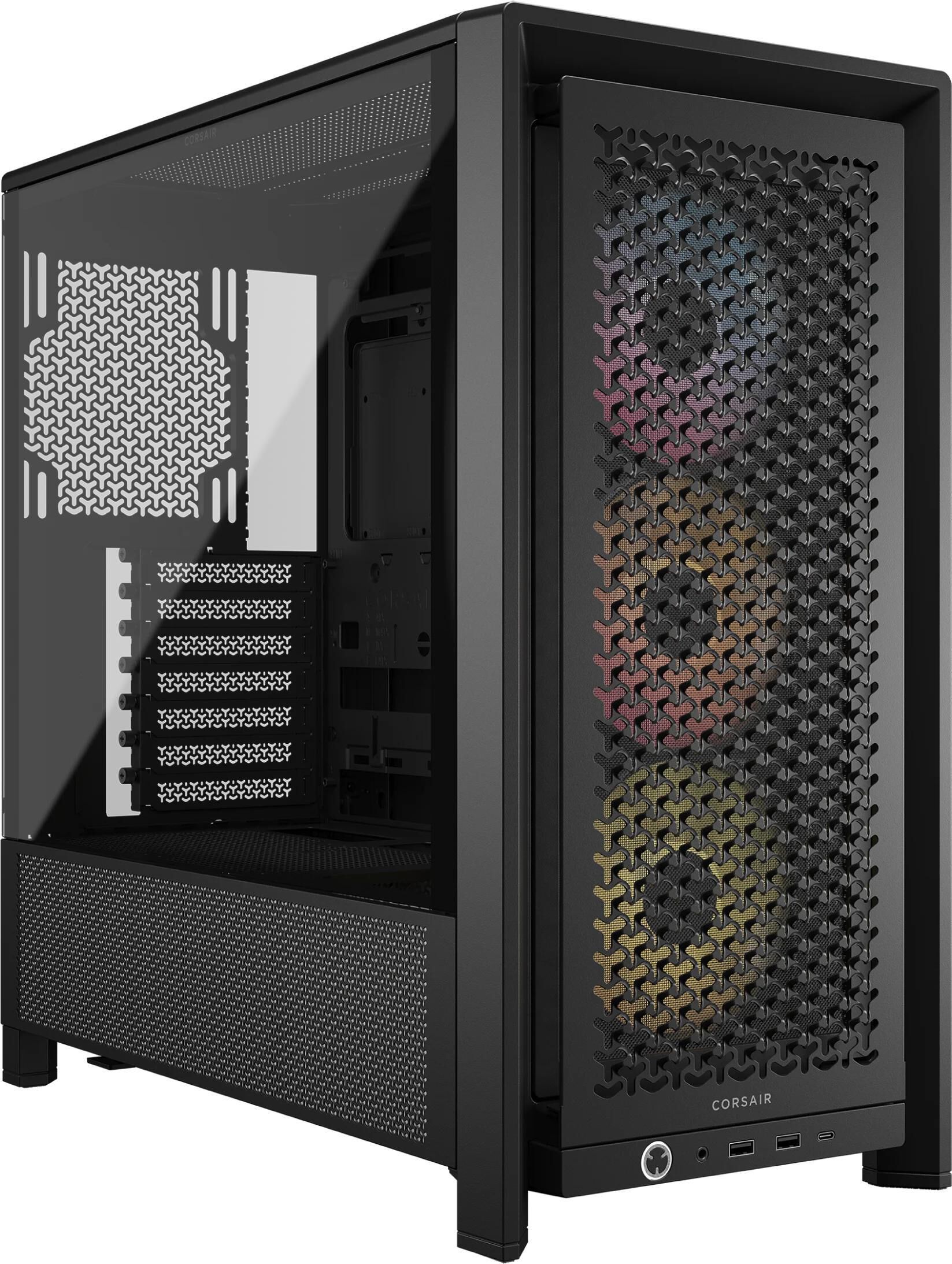 Torre ATX Corsair Frame 4000D RS ARGB Negro Cristal Templado