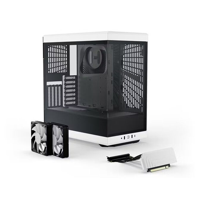 Caja ATX Hyte Y40 Vidrio Templado Negro/Blanco image number 1