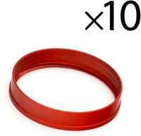 Anillos EKWB Quantum Torque STC 12-16mm Vermelho (Pack 10)
