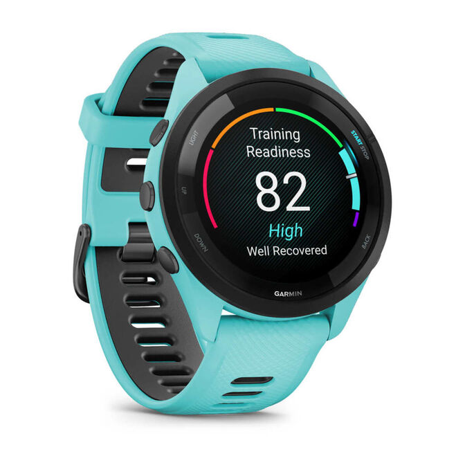 Smartwatch Garmin Forerunner 265 46mm Turquesa/Preto image number 2