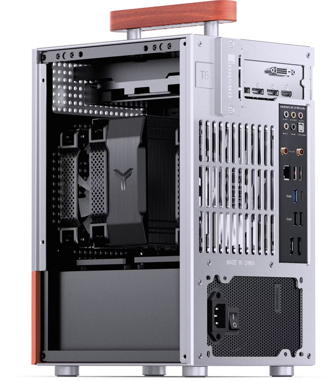 Caja Mini-ITX Jonsbo T6 Gris image number 11
