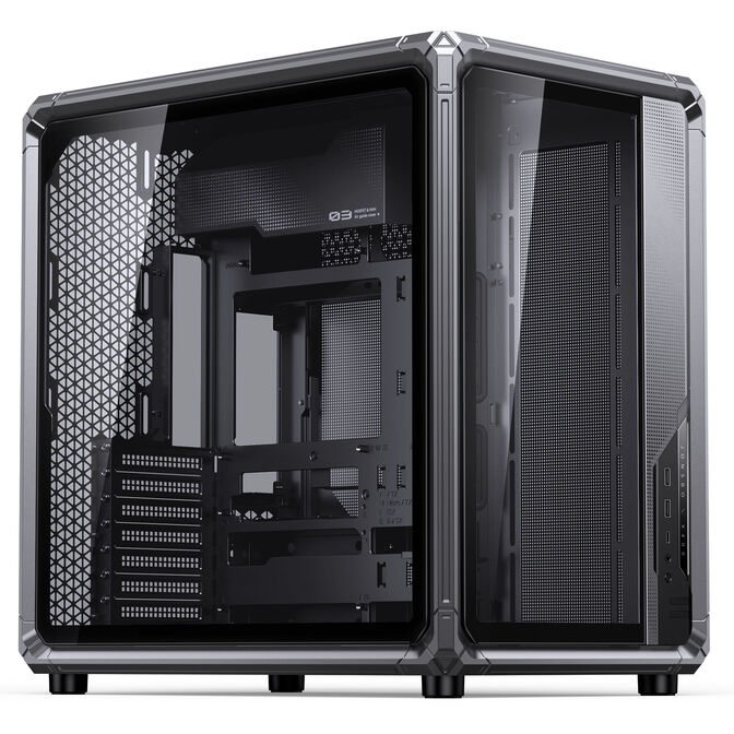 Caja ATX Jonsbo X400 Vidrio Templado Curvo Gris image number 0