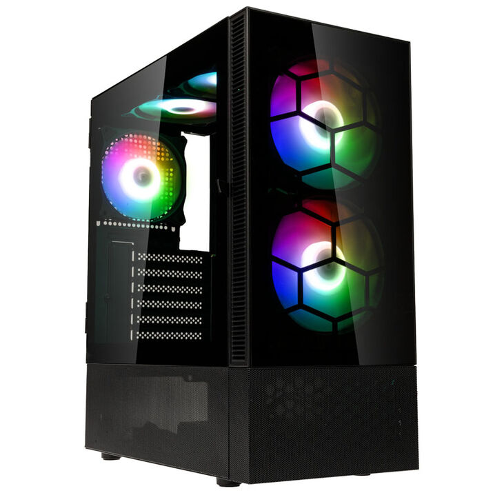 Caja ATX Kolink Observatory MX Glass ARGB Negro image number 0
