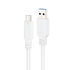 Cable USB 3.1 Gen2 10Gbps 3A Nanocable USB-C/M > USB-A/M 0.5 M Blanco image number null