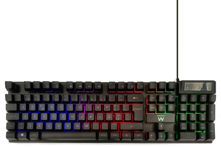 Teclado Ewent Gaming PT Negro image number 0