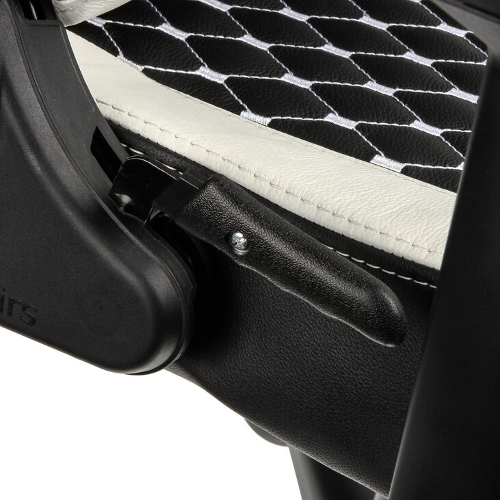 Silla noblechairs EPIC Real Leather - Negro / Blanco / Rojo image number 11
