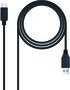 Cable USB 3.1 GEN2 10Gbps 3A Nanocable USB-C/M para USB-A/M 1.5 M Negro image number null
