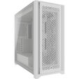 Torre E-ATX Corsair 5000D Core Airflow Blanco Cristal Templado image number null