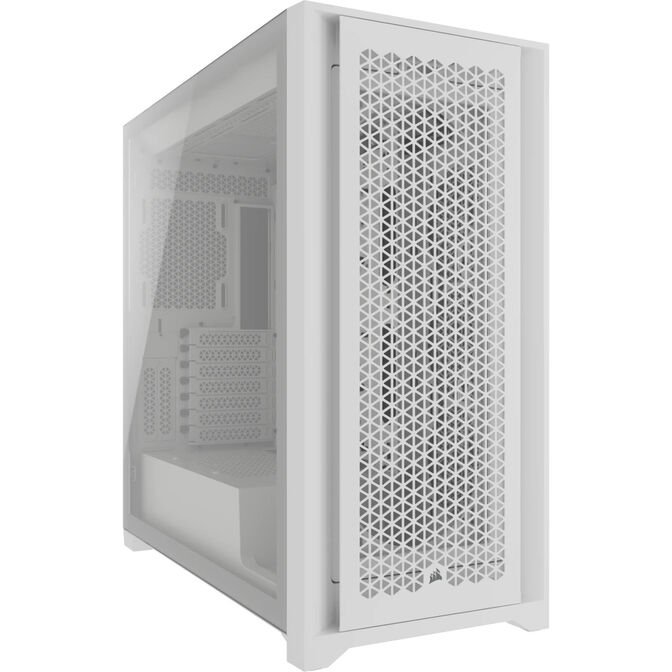 Torre E-ATX Corsair 5000D Core Airflow Blanco Cristal Templado image number 0