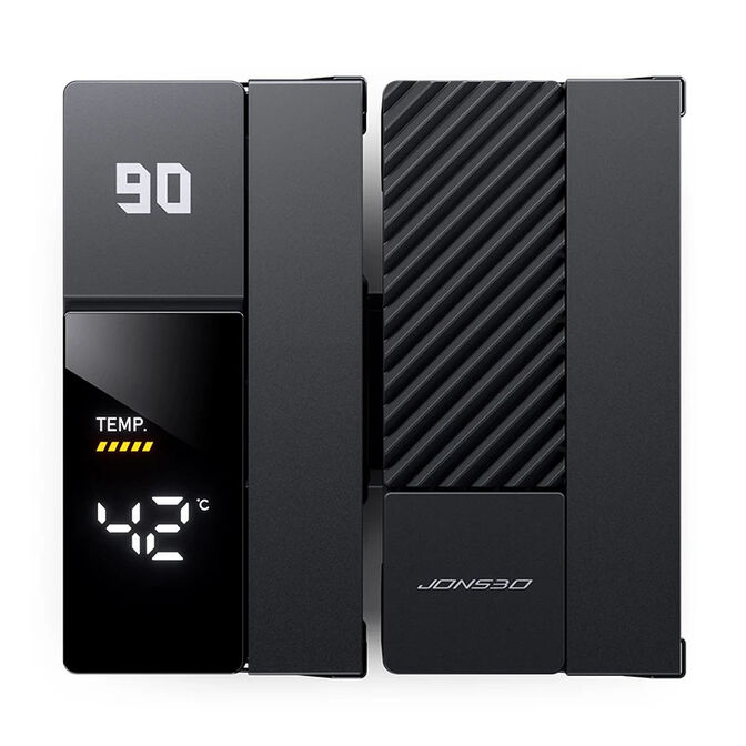 Ventilador CPU Jonsbo CC90 Dual Tower con Display Negro - 2x 130mm image number 5