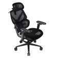 Silla Gaming Ergonomica ThunderX3 FLEX Pro, Apoio lombar 360 graus - Mesh Black image number null