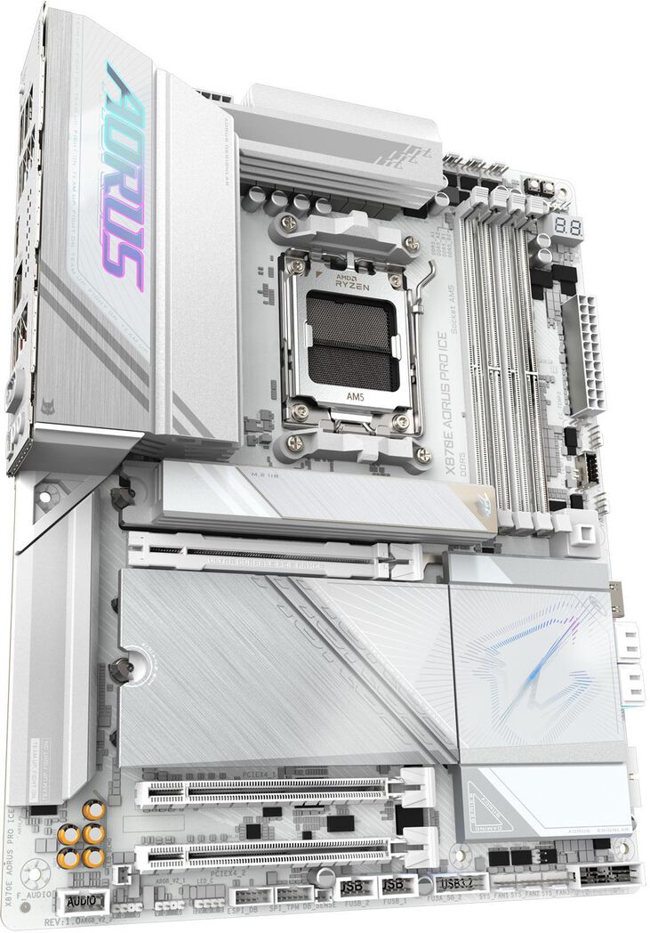 Placa Base Gigabyte X870E Aorus Pro ICE WiFi7 image number 2