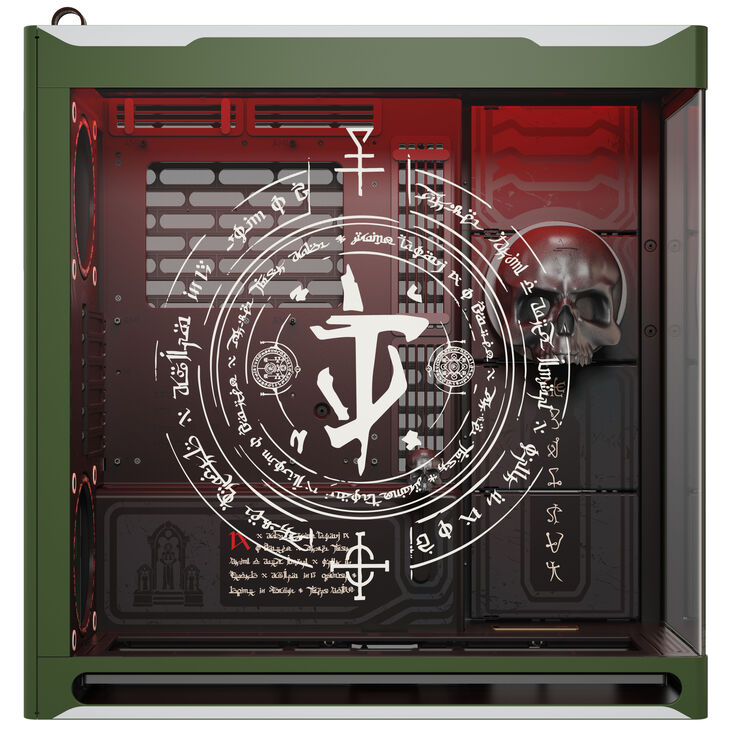 Caja ATX HAVN HS 420 Base Negro DOOM The Dark Ages Limited Edition image number 8