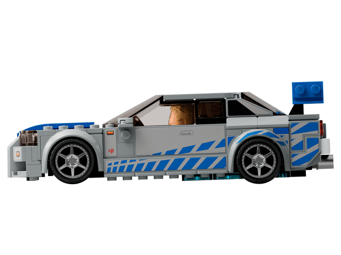 LEGO Speed Champions: 2 Fast 2 Furious Nissan Skyline GT-R (R34), 319 Piezas (76917) image number 3