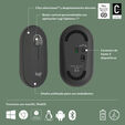 Rat&oacute;n Logitech Pebble 2 M350s 4000DPI Wireless/Bluetooth Grafito image number null