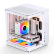 Caja Micro-ATX Jonsbo TK-1 2.0 Vidrio Templado Blanco image number null