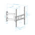 Soporte de Pared Tooq Inclinable 3 Pivotes 32" a 55" Máx. 35kg Negro image number null