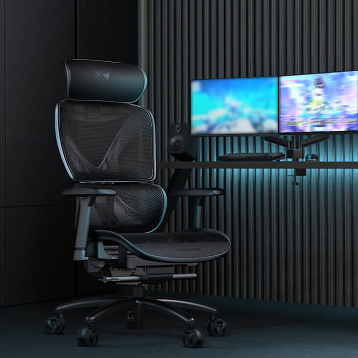 Silla Gaming Ergonomica ThunderX3 XTC - Negro/Negro image number 3