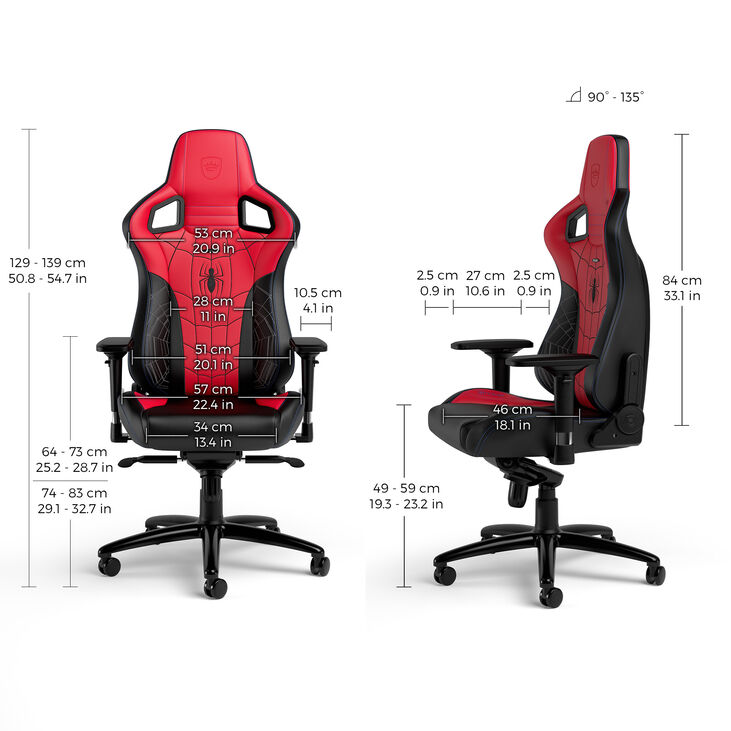 Silla noblechairs EPIC - Spider-Man Edition image number 4