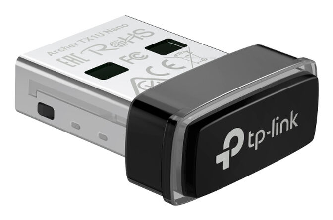 Adaptador de Rede USB TP-Link Archer TX1U Nano Wireless AX300 Wi-Fi 6 image number 2