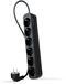 Regleta NanoCable 6 Tomas 1.4 M Negro