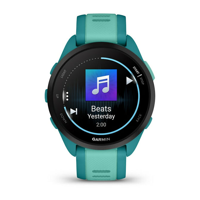 Smartwatch Garmin Forerunner 165 Music 43mm Turquesa image number 3