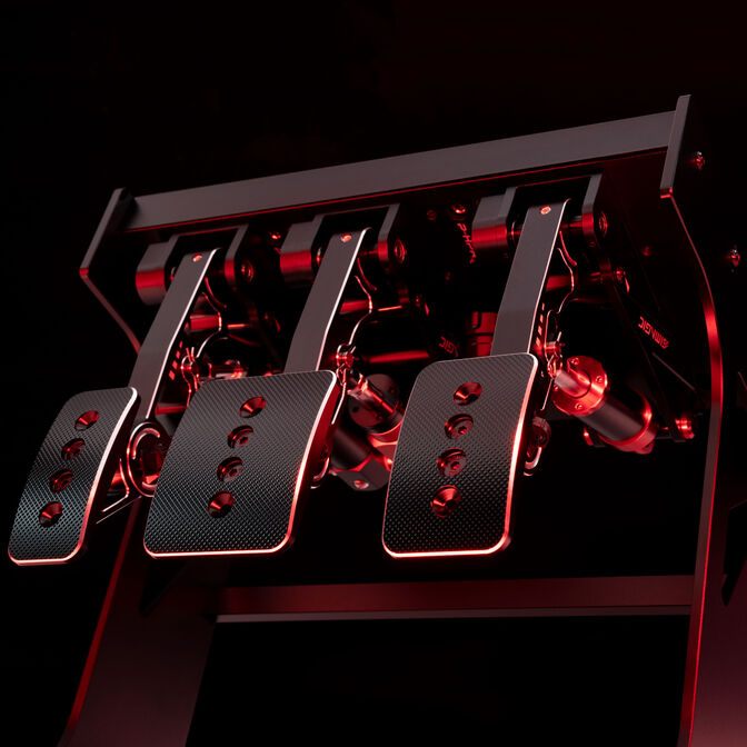 Pedales Hidr&aacute;ulicos Simagic P1000i-RS - 3 Pedales - Invertidos -  C&eacute;lula de carga 100Kg image number 3