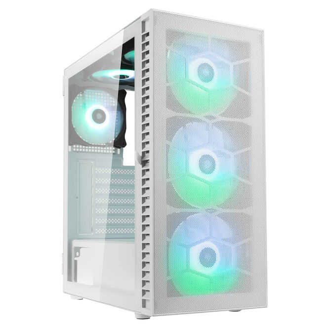 Caja ATX Kolink Observatory HF Mesh ARGB Blanco image number 0