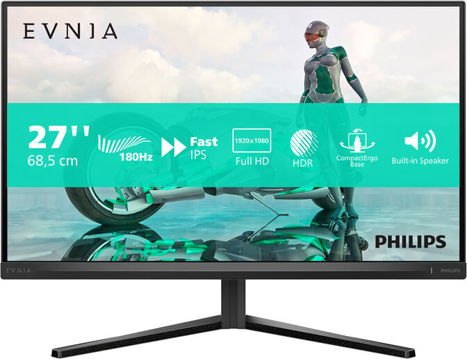 Monitor Gaming Philips EVNIA 27" 27M2N3200A IPS FHD 180Hz 0.5ms HDR10 c/Ajuste Alt. image number 8