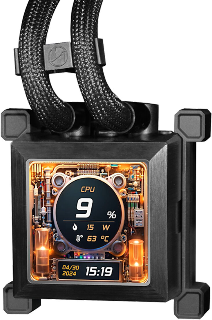 Kit Refrigeración Líquida CPU AIO Lian Li HydroShift LCD 360S Negro - 360mm image number 3