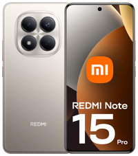 Smartphone Xiaomi Redmi Note 15 Pro 4G 6.77" (8 / 256GB) 120Hz Titanio