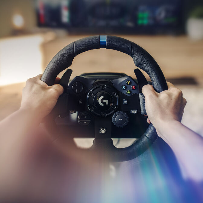 Volante Logitech G923 TrueForce Racing Wheel Xbox One/PC image number 1