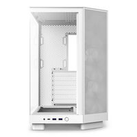 Torre ATX NZXT H6 Flow RGB Blanca Cristal Templado
