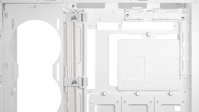 Torre E-ATX Corsair 5000T Blanca Cristal Templado image number 11