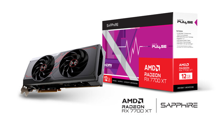 Tarjeta Gráfica Sapphire Radeon RX 7700 XT Pulse 12GB GDDR6 image number 2