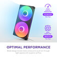 Ventilador NZXT F280 RGB Core Single-Frame Negras - Duplo Vent&iacute;lador 140mm (280mm) image number null